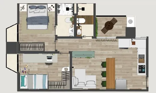 Apartamento com 2 Quartos à venda, 51m² no Jardim Utinga, Santo André