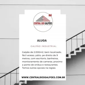 Galpão/Depósito/Armazém para alugar, 2000m² no Serra do Anil, Cariacica