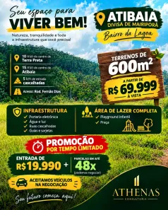 Lote/Terreno à venda, 600m² no Roseira, Mairiporã