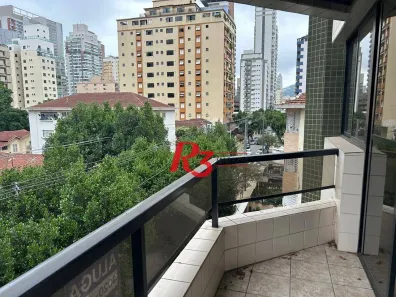 Apartamento com 3 Quartos à venda, 188m² no Gonzaga, Santos