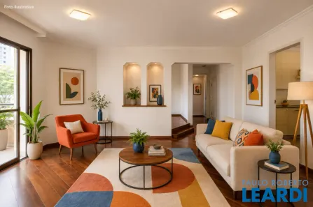 Apartamento com 3 Quartos para alugar, 119m² no Jardim Ampliação, São Paulo