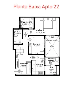 Apartamento com 2 Quartos à venda, 66m² no Jardim Paulistano, Ribeirão Preto
