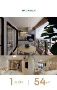 Apartamento com 1 Quarto à venda, 54m² no Embaré, Santos