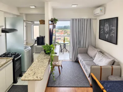 Apartamento com 2 Quartos para alugar, 58m² no Jardim Califórnia, Jacareí