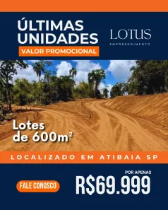Lote/Terreno à venda, 600m² no Bosque dos Eucalíptos, Atibaia