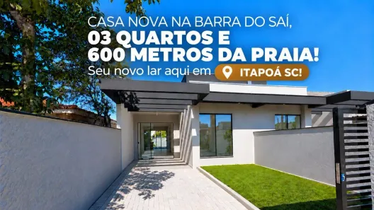 Casa com 3 Quartos à venda, 88m² no Barra do Saí, Itapoá