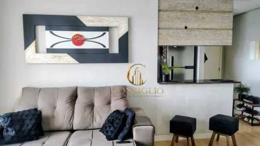 Apartamento com 3 Quartos para alugar, 68m² no Loteamento Villa Branca, Jacareí
