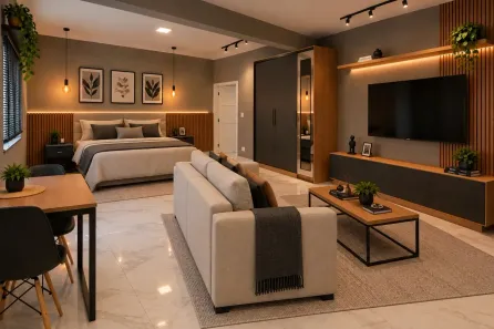 Apartamento para alugar, 42m² no Embaré, Santos
