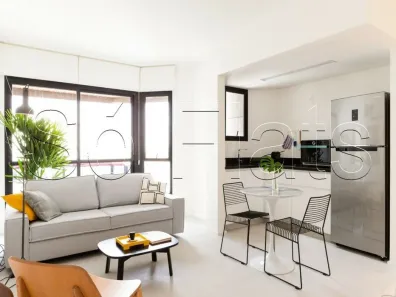 Flat com 1 Quarto para alugar, 47m² no Itaim Bibi, São Paulo
