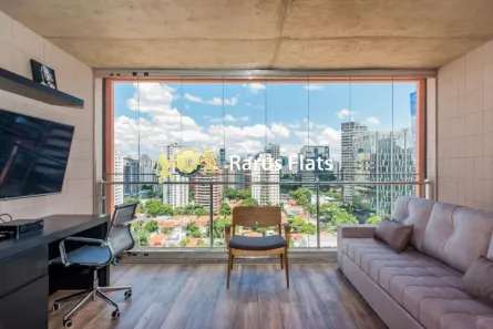 Flat com 1 Quarto para alugar, 40m² no Vila Nova Conceição, São Paulo