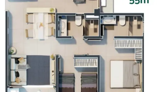 Apartamento com 2 Quartos à venda, 55m² no Vila Rosa, Goiânia