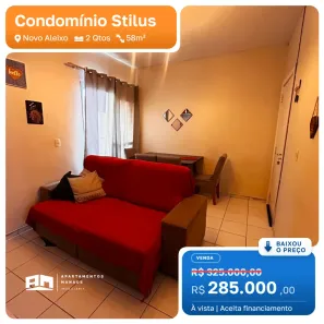 Apartamento com 2 Quartos à venda, 58m² no São José Operário, Manaus