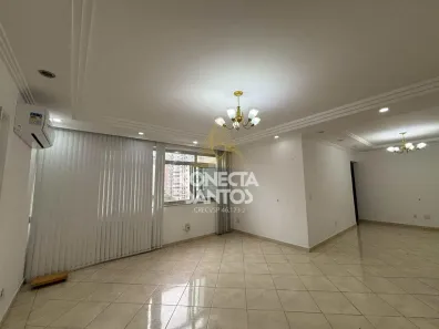 Apartamento com 3 Quartos para alugar, 144m² no Gonzaga, Santos