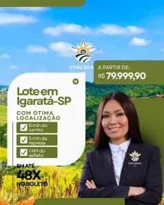 Lote/Terreno à venda, 600m² no , Igaratá
