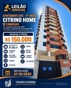 Apartamento com 2 Quartos à venda, 57m² no Candeias, Jaboatão dos Guararapes