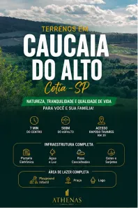 Lote/Terreno à venda, 500m² no Jardim São Luiz (Caucaia do Alto), Cotia