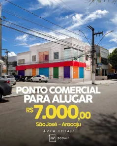 Ponto Comercial para alugar, 500m² no São José, Aracaju