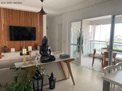 Apartamento com 2 Quartos para alugar, 70m² no Vila Mogilar, Mogi das Cruzes