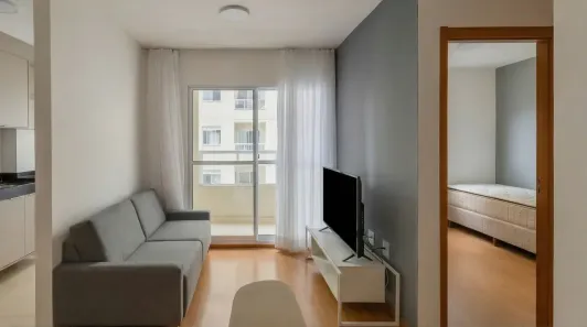 Apartamento com 2 Quartos para alugar, 43m² no Rebouças, Curitiba