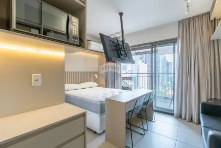 Apartamento com 1 Quarto à venda, 27m² no Santo Amaro, São Paulo