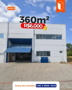 Galpão/Depósito/Armazém para alugar, 264m² no Centro, Tijucas