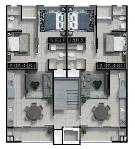 Apartamento com 2 Quartos à venda, 69m² no Lídia Duarte, Camboriú