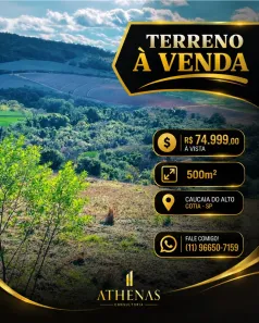 Lote/Terreno à venda, 500m² no dos Mendes (Caucaia do Alto), Cotia