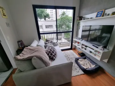 Apartamento com 1 Quarto para alugar, 40m² no Campo Belo, São Paulo