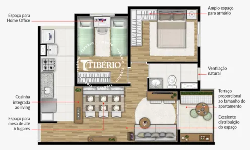 Apartamento com 2 Quartos à venda, 50m² no Chácara Santo Antônio (Zona Leste), São Paulo