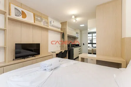 Apartamento com 1 Quarto para alugar, 18m² no Centro, Curitiba