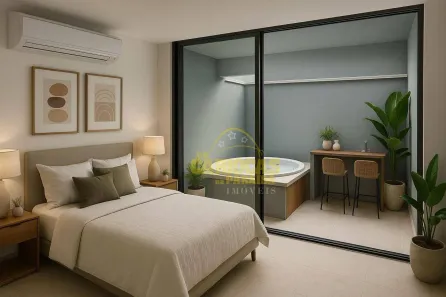 Flat com 1 Quarto à venda, 31m² no Jardim Oceania, João Pessoa