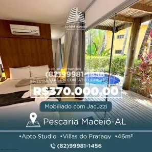 Apartamento com 1 Quarto à venda, 46m² no Pescaria, Maceió