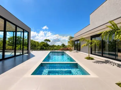 Casa de Condomínio com 4 Quartos para alugar, 470m² no Loteamento Residencial Pedra Alta (Sousas), Campinas