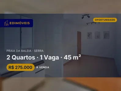 Apartamento com 2 Quartos à venda, 45m² no Praia da Baleia, Serra