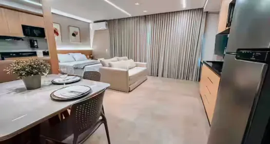 Apartamento com 1 Quarto à venda, 38m² no Setor Oeste, Goiânia