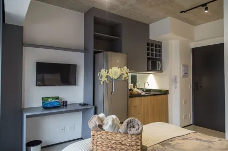Flat com 1 Quarto para alugar, 21m² no Vila Clementino, São Paulo