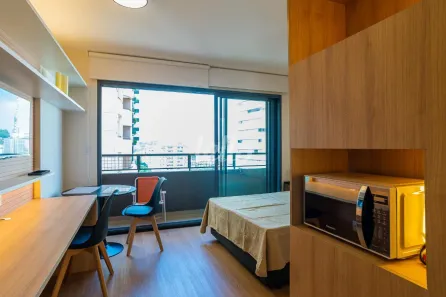 Apartamento com 1 Quarto para alugar, 27m² no Perdizes, São Paulo