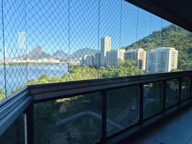 Apartamento com 4 Quartos para venda ou aluguel, 160m² no Lagoa, Rio de Janeiro