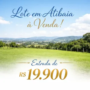 Lote/Terreno à venda, 600m² no Tanque, Atibaia