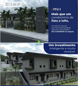 Flat com 1 Quarto à venda, 23m² no Recanto do Poeta, Lagoa Santa