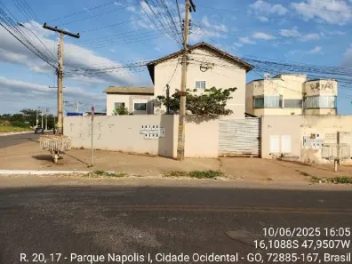 Apartamento com 2 Quartos à venda, 46m² no Parque Nápolis A, Cidade Ocidental