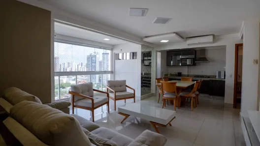 Apartamento com 3 Quartos para alugar, 118m² no Setor Bueno, Goiânia