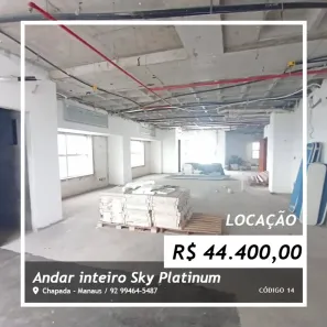 Prédio Comercial para alugar, 444m² no Chapada, Manaus