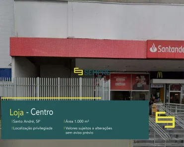 Ponto Comercial para alugar, 1000m² no Centro, Santo André
