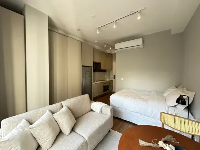 Apartamento com 1 Quarto para alugar, 25m² no Santa Cecília, São Paulo