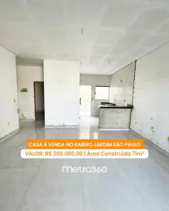 Casa com 3 Quartos à venda, 71m² no Jardim São Paulo, Petrolina