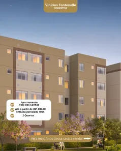 Apartamento com 2 Quartos à venda, 32m² no Residencial Vale dos Sonhos I, Goiânia