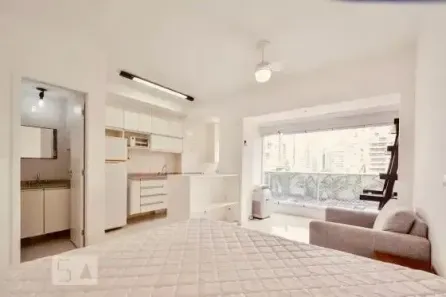 Apartamento com 1 Quarto para venda ou aluguel, 32m² no Cidade Monções, São Paulo