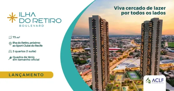 Apartamento com 3 Quartos à venda, 73m² no Ilha do Retiro, Recife
