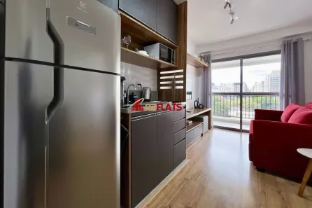 Flat com 1 Quarto para alugar, 28m² no Indianópolis, São Paulo